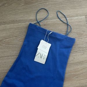 Zara | Short Ribbed Strappy Mini Dress | Y2K | NWT
